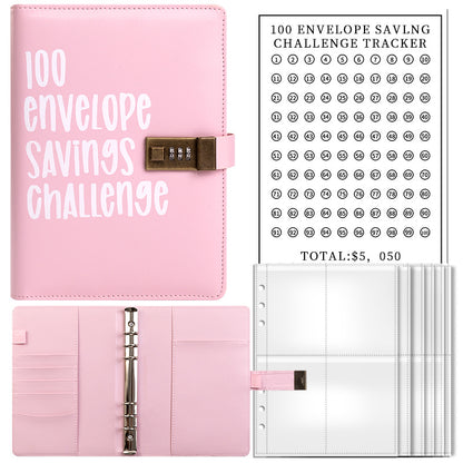 100-day challenge saving money saving book