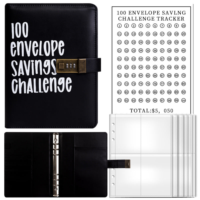 100-day challenge saving money saving book