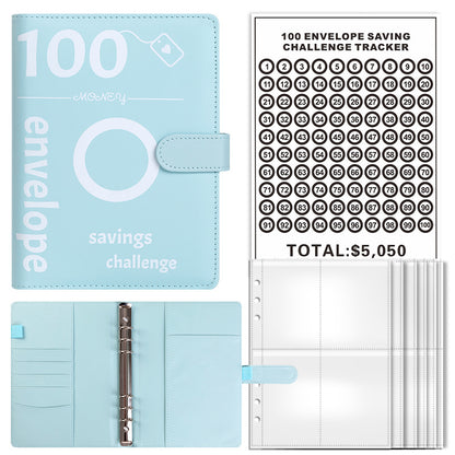 100-day challenge saving money saving book