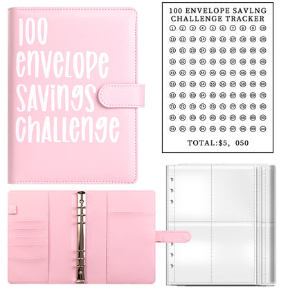 100-day challenge saving money saving book