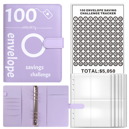 100-day challenge saving money saving book