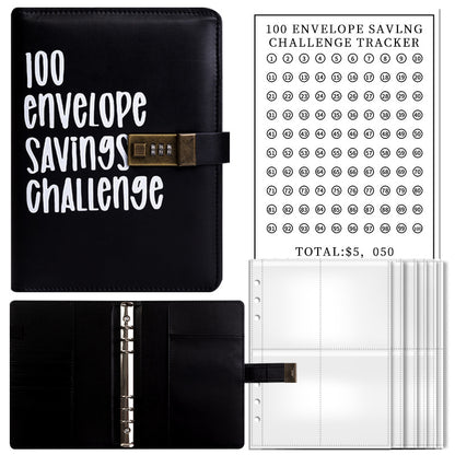 100-day challenge saving money saving book