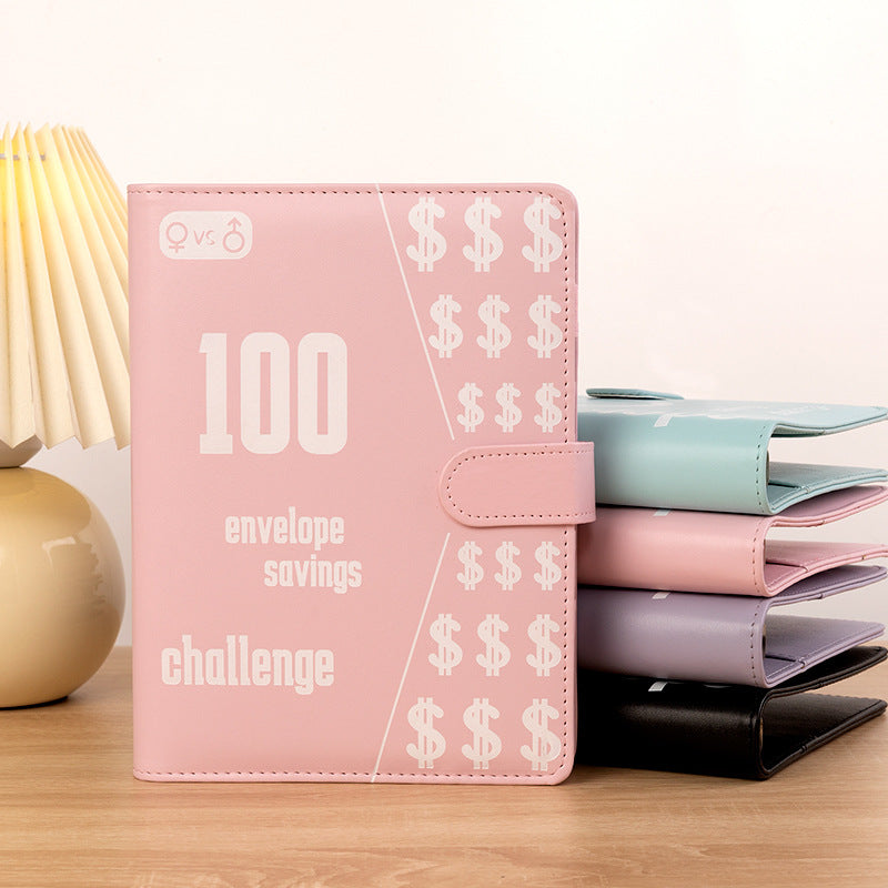 100-day challenge saving money saving book