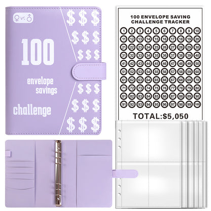 100-day challenge saving money saving book