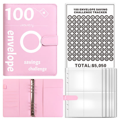 100-day challenge saving money saving book