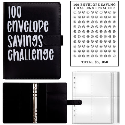 100-day challenge saving money saving book